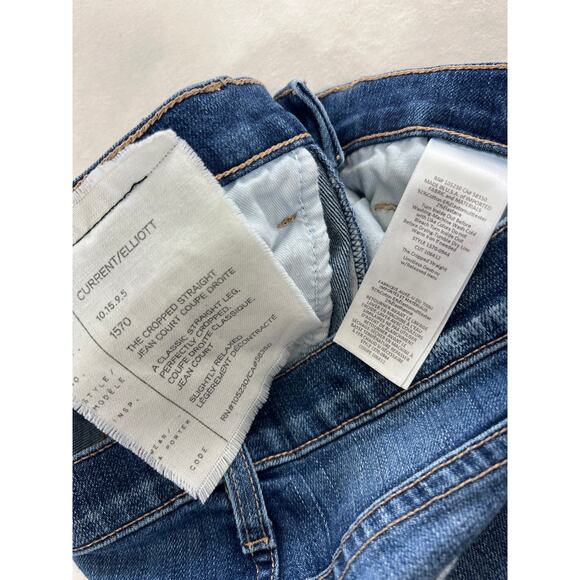 Current Elliot Straight Leg Denim Jean Limitless Destroy Released Hem Capsule - Picture 8 of 11